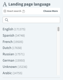 Language Filter