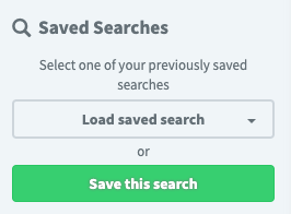 Saved Searches
