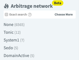 Arbitrage Network Filter