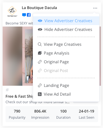 Ad Actions